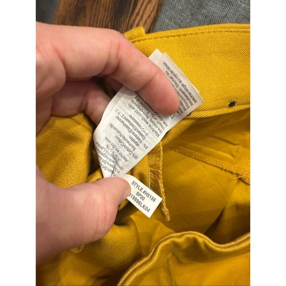J.Crew Winnie pant yellow size 8 - Picture 4 of 4